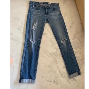 AG Jeans. The Still Roll-Up/Cigarette Roll-Up Jean